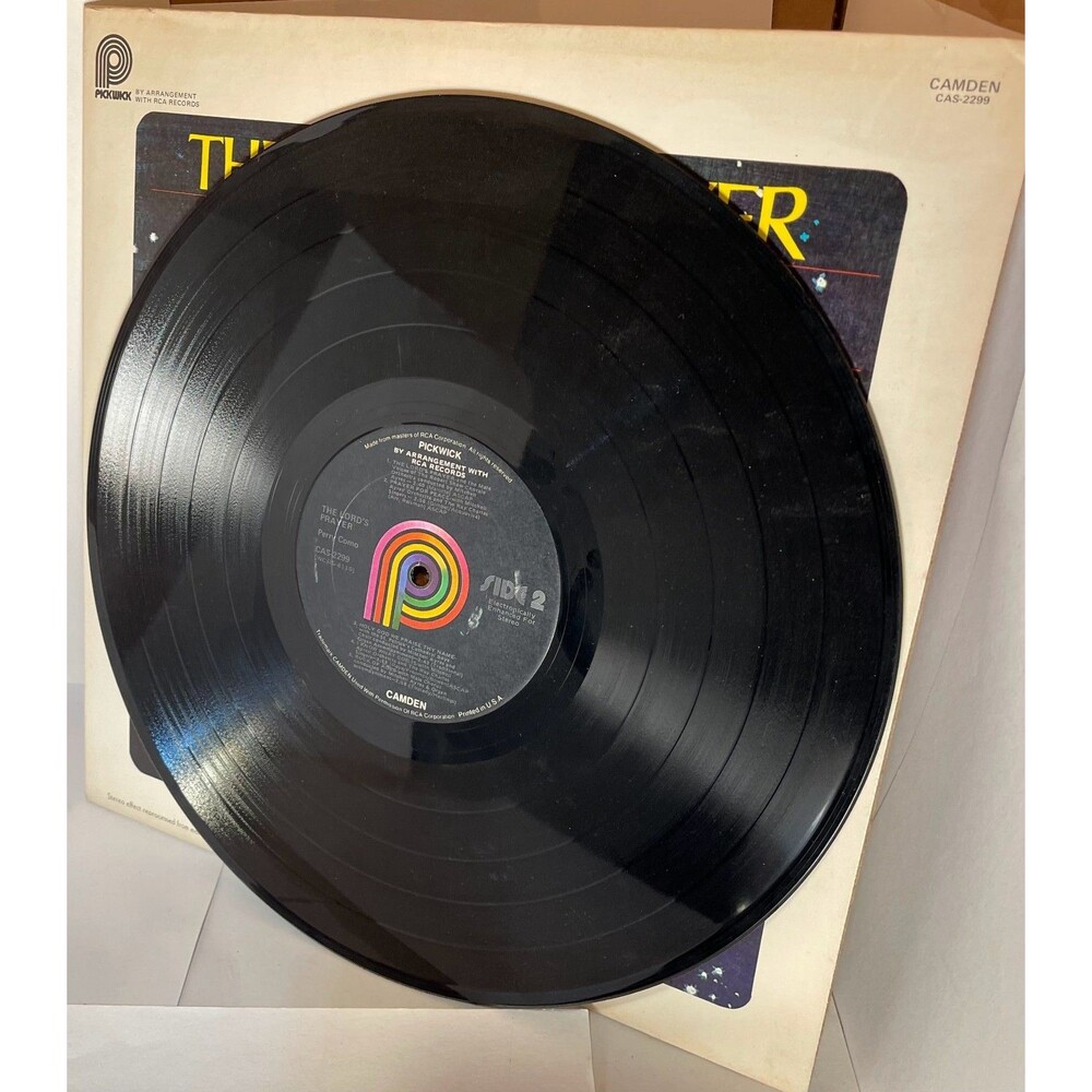 PERRY COMO ~ The Lord's Prayer FOLK RELIGIOUS GOSPEL Vinyl LP Record - Picture 2 of 4